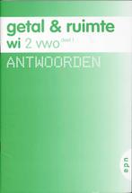 Getal en Ruimte 2 Vwo deel 1 deel Antwoorden d 9789011106307, Zo goed als nieuw