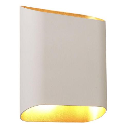 Moderne up down wandlamp wit, Bouke, Huis en Inrichting, Lampen | Wandlampen, Nieuw, Metaal, Ophalen of Verzenden