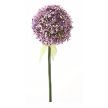 Kunstbloem Sierui / Allium lila 70 cm - Overige kunstbloemen