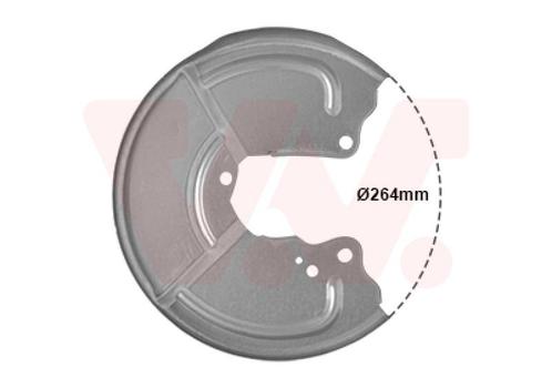REMSCHIJF BESCHERMER VOOR ALFA ROMEO 145/146 930 1994-2001, Auto-onderdelen, Remmen en Aandrijving, Nieuw, Ophalen of Verzenden