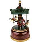 Kerstdecoratie - carrousel - Hout, Nieuw