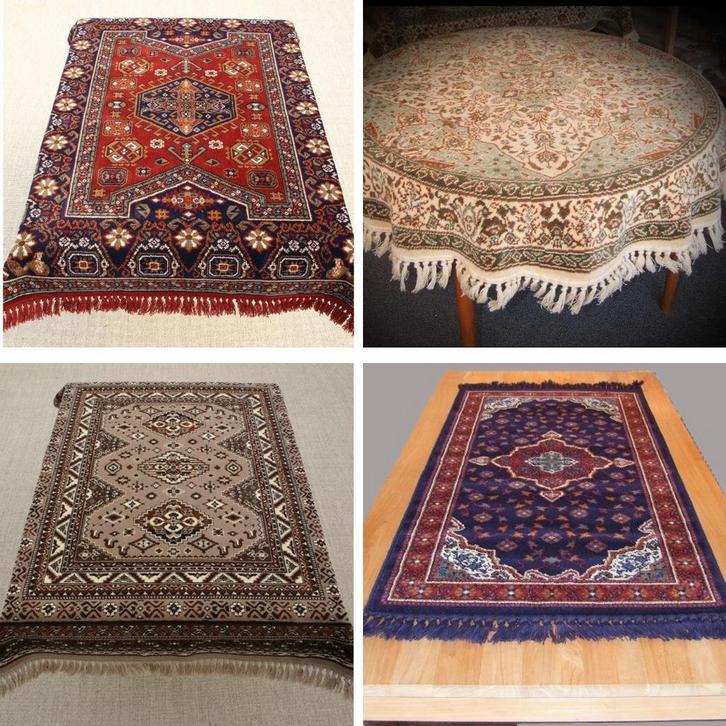 Smyrna tafelkleden - Perzisch pluche tafelkleed div. maten, Huis en Inrichting, Tafelkleden, Nieuw, Binnen, Ophalen of Verzenden