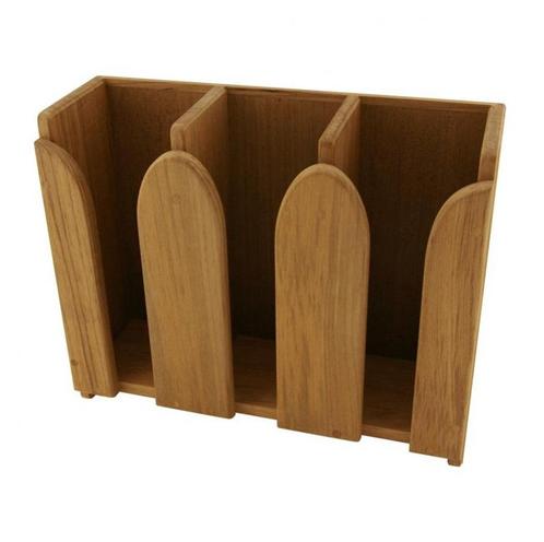 Kopjesrek Teak 3 Stapels, Watersport en Boten, Accessoires en Onderhoud, Nieuw, Ophalen of Verzenden