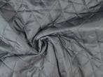 10 meter gewatteerde voering - Donkergrijs, Hobby en Vrije tijd, Stoffen en Lappen, 120 cm of meer, Ophalen of Verzenden, Polyester
