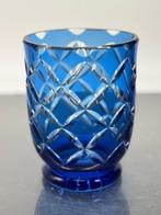 Val Saint Lambert - Vaas - Kristal - Blauwe vaas VSL