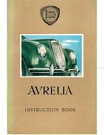 1952 LANCIA AURELIA INSTRUCTIEBOEKJE ENGELS