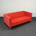 Lensvelt Bank (2-zits) - Rood, Ophalen of Verzenden, Gebruikt