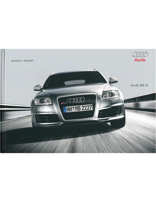 2007 AUDI RS6 AVANT HARDCOVER BROCHURE DUITS, Boeken, Auto's | Folders en Tijdschriften, Audi