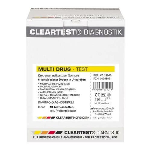 Cleartest® Multi Test 6 Methadon, 5 stuks, Drugstest -, Diversen, Verpleegmiddelen, Nieuw, Verzenden