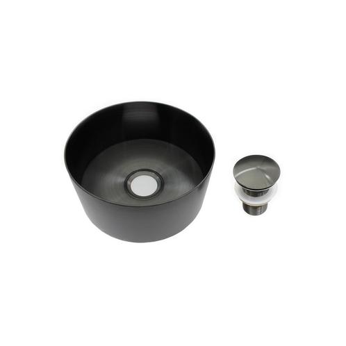BWS Industrial Mini 21 cm incl Waste Gunmetal PVD, Doe-het-zelf en Verbouw, Sanitair, Overige typen, Nieuw, Ophalen of Verzenden