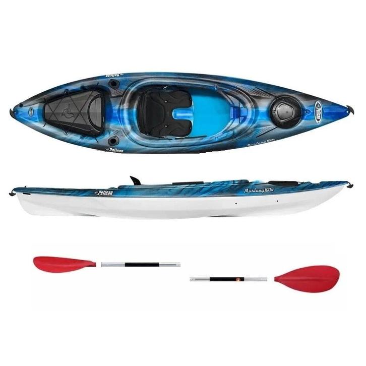 Pelican Mustang 120 X incl. peddel, Watersport en Boten, Kajaks, Verzenden