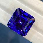 Blauw Tanzaniet - 34.58 ct - Lotus Gemology - Geen hitte, Nieuw