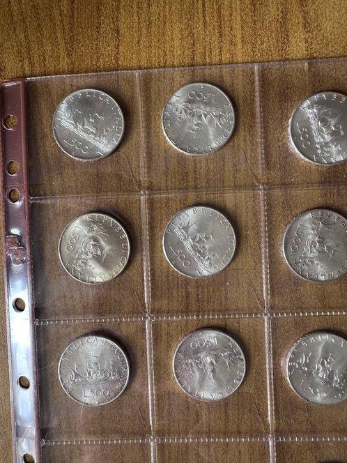 Italië, Republiek 500 Lire Anno 1966 “ Caravelle “ (20, Postzegels en Munten, Munten | Europa | Niet-Euromunten