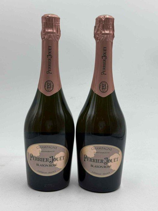 Perrier-Jouët, Blason Rosé - Champagne - 2 Flessen (0.75, Verzamelen, Wijnen