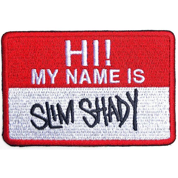 Eminem - Slim Shady - patch officiële merchandise, Verzamelen, Muziek, Artiesten en Beroemdheden, Kleding, Nieuw, Ophalen of Verzenden