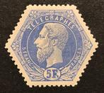 België 1880 - Telegraafzegel 7 - 5 franc Ultramarijn -, Gestempeld