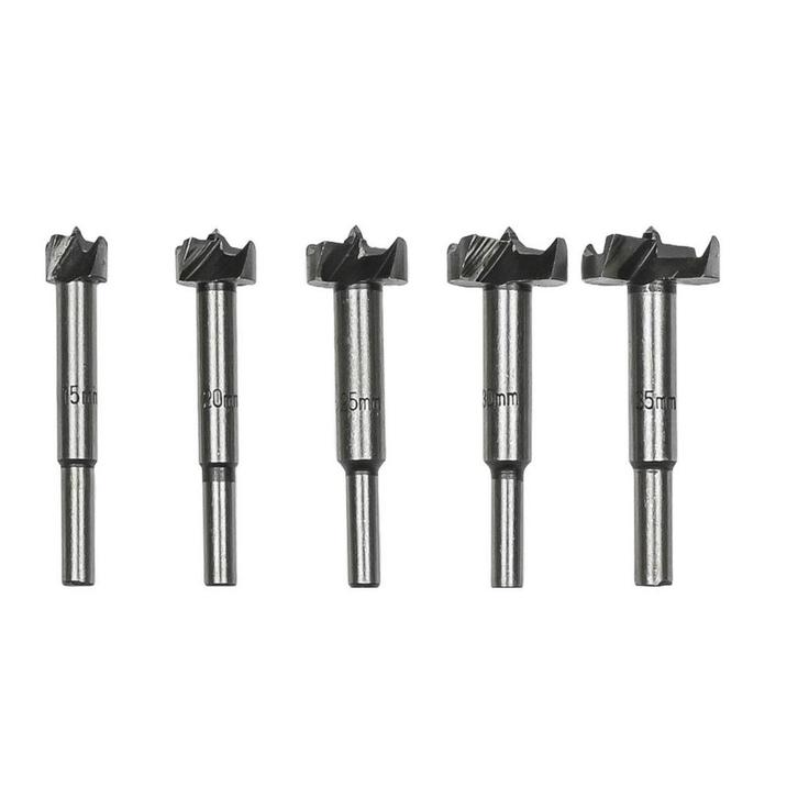 Hofftech Forstnerboor set - 5 delig - Voor strakke en spl..., Doe-het-zelf en Verbouw, Gereedschap | Boormachines, Nieuw, Ophalen of Verzenden