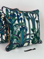 HERMÈS | Jardin d’Osier | Emeraud - Kussen (2), Antiek en Kunst, Curiosa en Brocante
