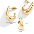 Lelu Oorringen - Gouden Oorbellen Dames - Druppel Oorhangers, Sieraden, Tassen en Uiterlijk, Oorbellen, Ophalen of Verzenden, Zo goed als nieuw