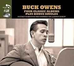 cd - Buck Owens - Four Classic Albums Plus Bonus Singles, Cd's en Dvd's, Cd's | Overige Cd's, Zo goed als nieuw, Verzenden