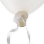 Ballon Snelsluiters Wit met Lint 100st, Verzenden, Nieuw
