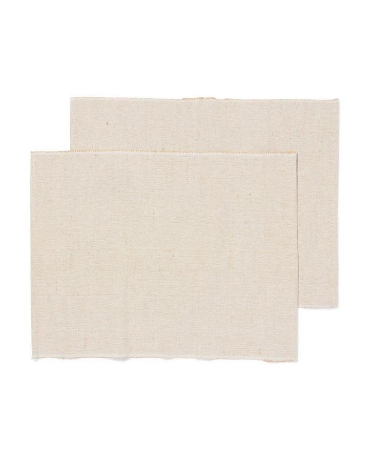 HEMA Placemats 35x48cm naturel van €5.99 voor €4.19 sale, Huis en Inrichting, Keuken | Keukenbenodigdheden, Nieuw, Verzenden