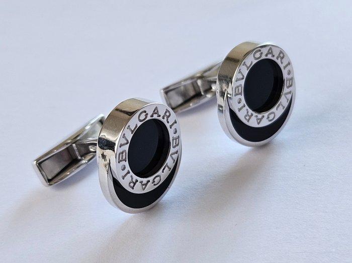 Bvlgari - Manchetknopen Zilver Onyx, Sieraden, Tassen en Uiterlijk, Antieke sieraden