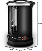 Weckketel - Inmaakketel - Gluhweinketel - 30L - Zwart - TRES, Huis en Inrichting, Keuken | Potten en Pannen, Verzenden, Zo goed als nieuw