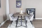 Eetkamertafel - Brita - 180x90 cm - Whitewash - Jörn, Verzenden, Nieuw