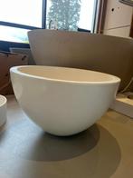 Grote witte waskom Ø54 cm – massief & modern, 34 cm hoog, Nieuw