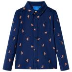 vidaXL Kindershirt 140 marineblauw, Verzenden, Nieuw