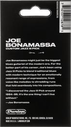 Jim Dunlop Joe Bonamassa Jazz III plectrum 1.38 mm - 6-pack, Ophalen of Verzenden, Nieuw, Elektrische gitaar