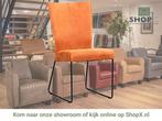 Leren eetkamerstoel Mate - Kenia Rost (oranje) - U-poot, Huis en Inrichting, Overige kleuren, Nieuw, Ophalen of Verzenden, Eén