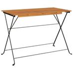 Acacia Bistrotafel Inklapbaar - Retourdeal - Ideaal voor..., Huis en Inrichting, 50 tot 100 cm, 50 tot 75 cm, Nieuw, 50 tot 100 cm