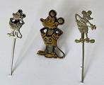 Disney - Speelgoed figuur - 3 vintage Mickey Mouse speldjes, Nieuw