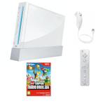 Nintendo Wii Wit + Controller (Mario Bros Bundel), Spelcomputers en Games, Spelcomputers | Nintendo Wii, Ophalen of Verzenden