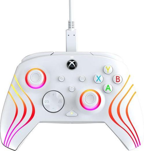 PDP Afterglow WAVE - Bedrade Xbox Controller - Wit - Xbox, Spelcomputers en Games, Spelcomputers | Overige Accessoires, Verzenden