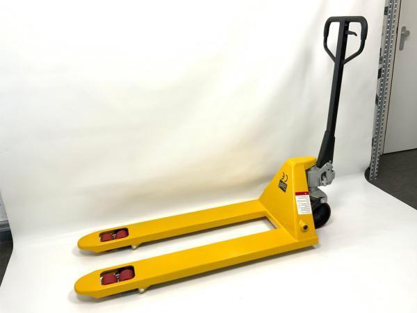 Veiling - Palletwagen 2500kg 1140mm geel, Doe-het-zelf en Verbouw, Palletwagens en Pompwagens, Nieuw