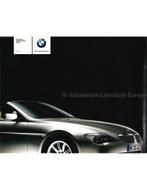 2003 BMW 6 SERIE CABRIOLET BROCHURE NEDERLANDS, Nieuw, BMW, Author