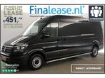 Volkswagen Crafter 35 2.0 TDI L4H3 141PK 3000KG TG €451pm, Auto's, Volkswagen, Zwart, Nieuw, Lease