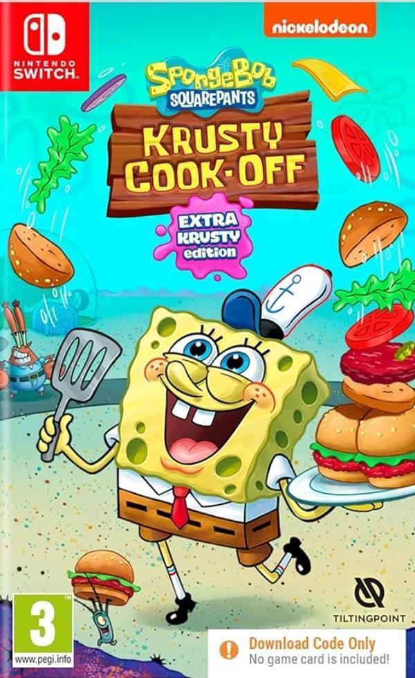 SpongeBob Squarepants: Krusty Cook-Off - Extra Krusty, Spelcomputers en Games, Games | Nintendo Switch, 1 speler, Zo goed als nieuw
