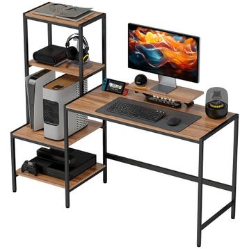TRUUSK Bureau Computertafel Met Monitorstandaard, CPU-Standa beschikbaar voor biedingen