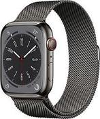 Apple Watch Series 8 45 mm kast van grafietkleurig roestvrij, Verzenden, Zo goed als nieuw