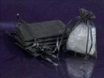 Giftbag organza Zwart 9*13 cm. Giftbag organza Zwart, Nieuw, Ophalen of Verzenden