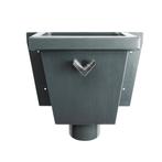 Rheinzink GG vergaarbak vierkant 100mm XL, Doe-het-zelf en Verbouw, Ophalen of Verzenden, Nieuw