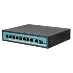 HiPoE switch 8 poorten met 1x up, 1x giga sfp poort, Verzenden, Nieuw