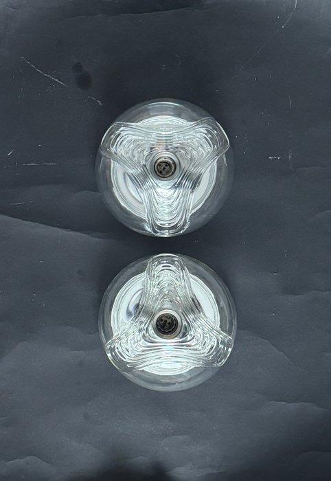 Peill & Putzler - Wandlamp (2) - Golfpolo / Futura - Glas, Antiek en Kunst, Antiek | Lampen