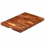 vidaXL Hakblok 60x42x4 cm massief acaciahout, Verzenden, Nieuw
