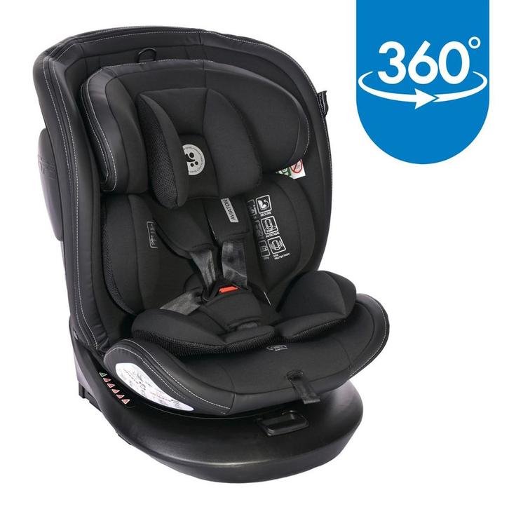 Lorelli Aviator Black Jasper 40-150 cm 360° i-Size Autostoel, Kinderen en Baby's, Autostoeltjes, Nieuw, Isofix, 15 t/m 36 kg, Verzenden