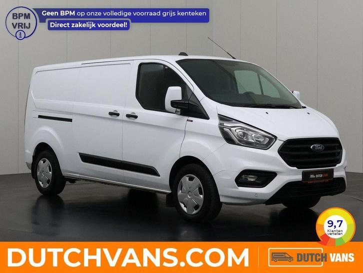 Ford Transit Custom Bestelbus 2.0TDCi | wit, Auto's, Bestelauto's, Lease, Handgeschakeld, BTW verrekenbaar, Diesel, Wit, Ford